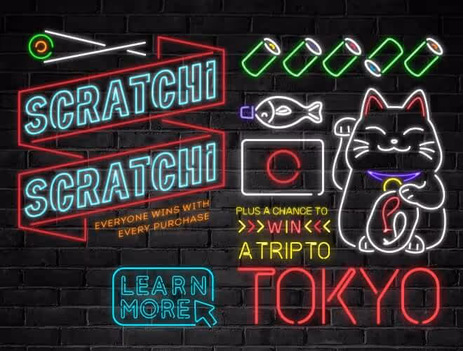 Sushi Suhshi Scratch & Win Campaign