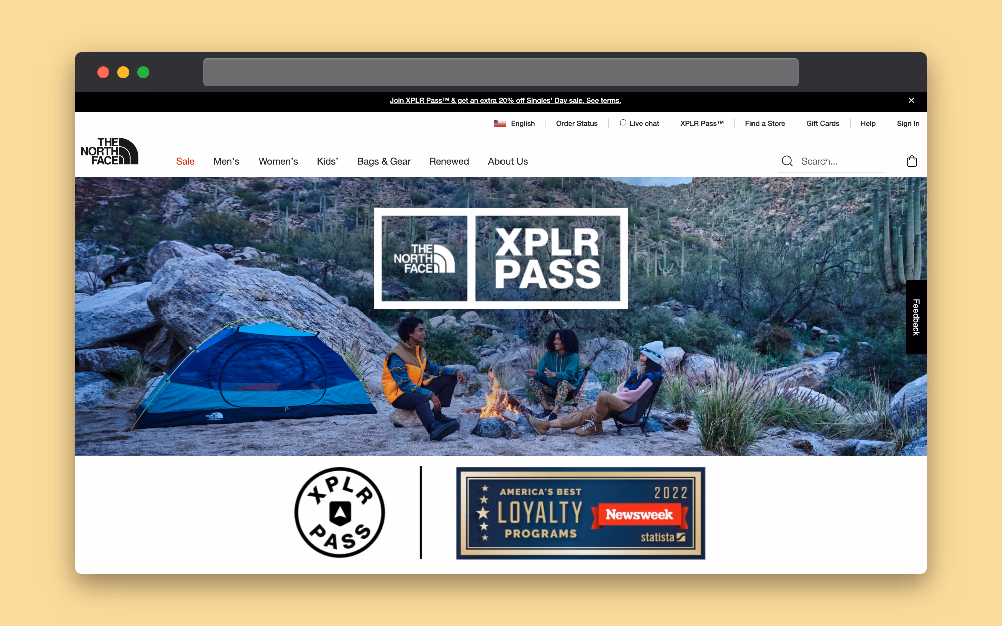 The North Face's loyalty program