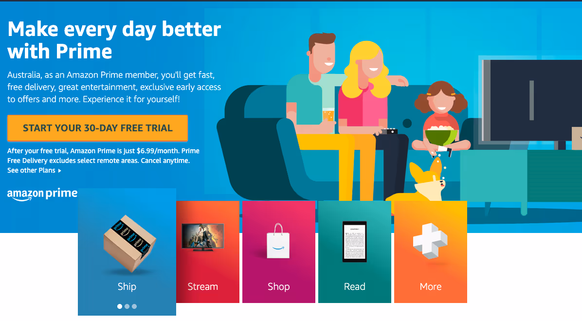 Amazon is known for keeping information consistent and transparent with their loyalty membership. 