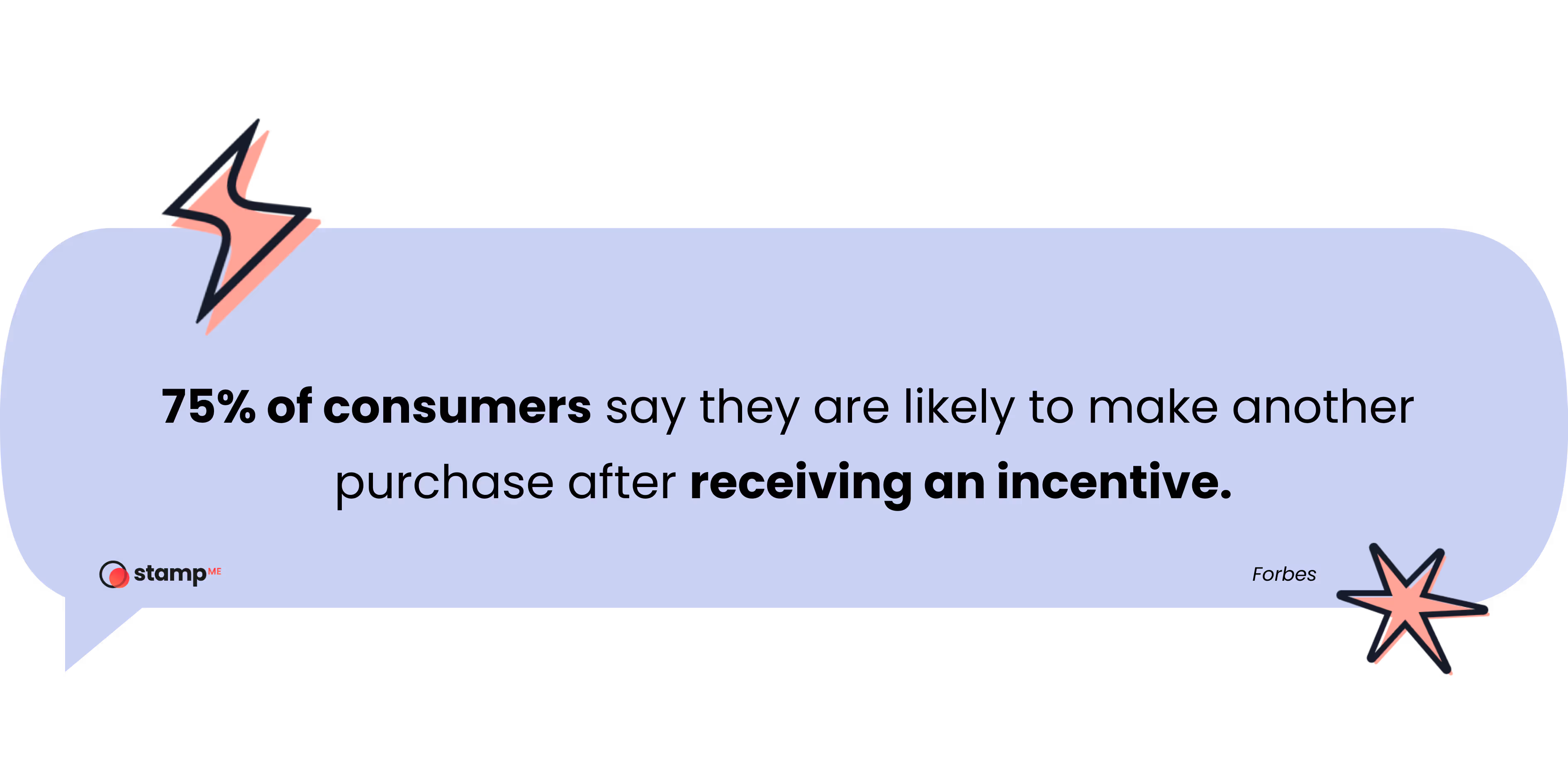 Graphic tile with Forbes statistic inside. 