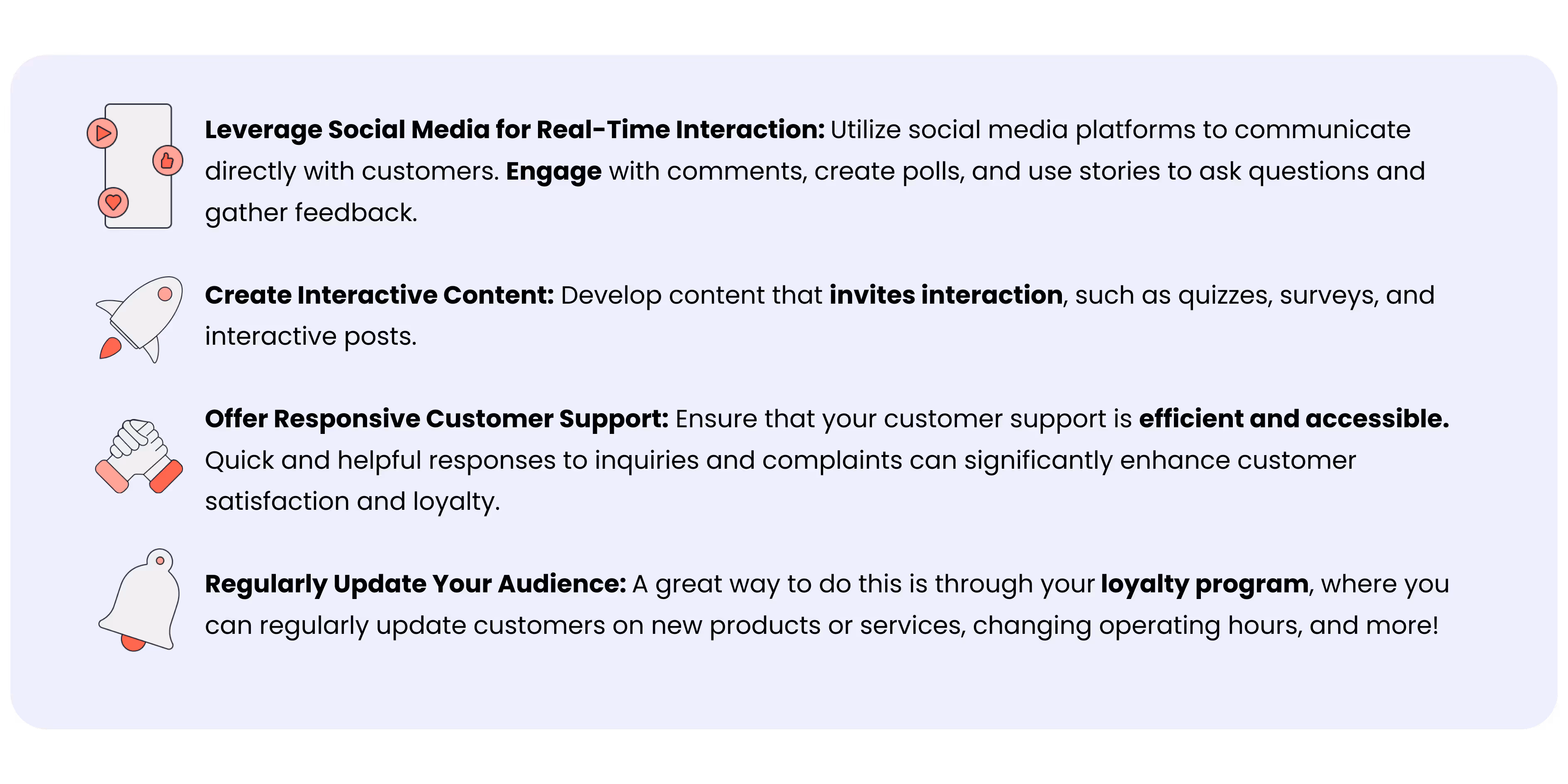 Blue box with text around how to communicate with Gen Z customers. 