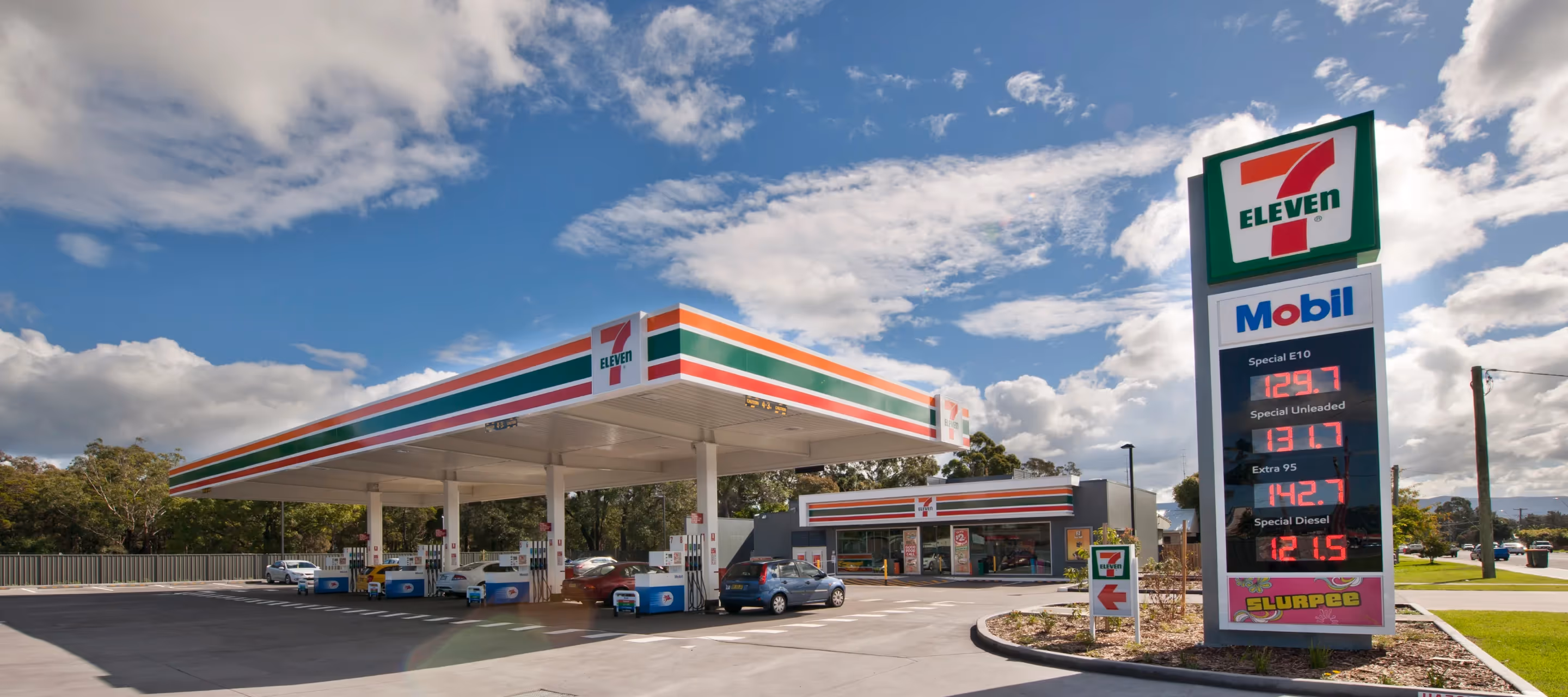 Exterior of a 7-Eleven store in Australia, representing the My 7-Eleven Rewards program