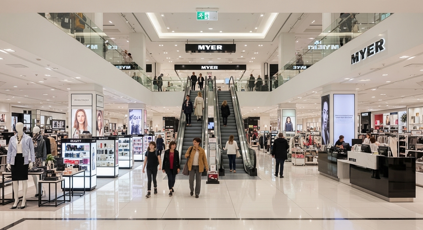 Interior of Myer.