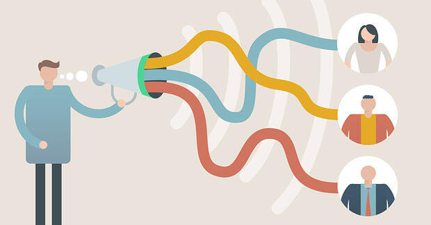 valuable repeat customer advocating brand to others