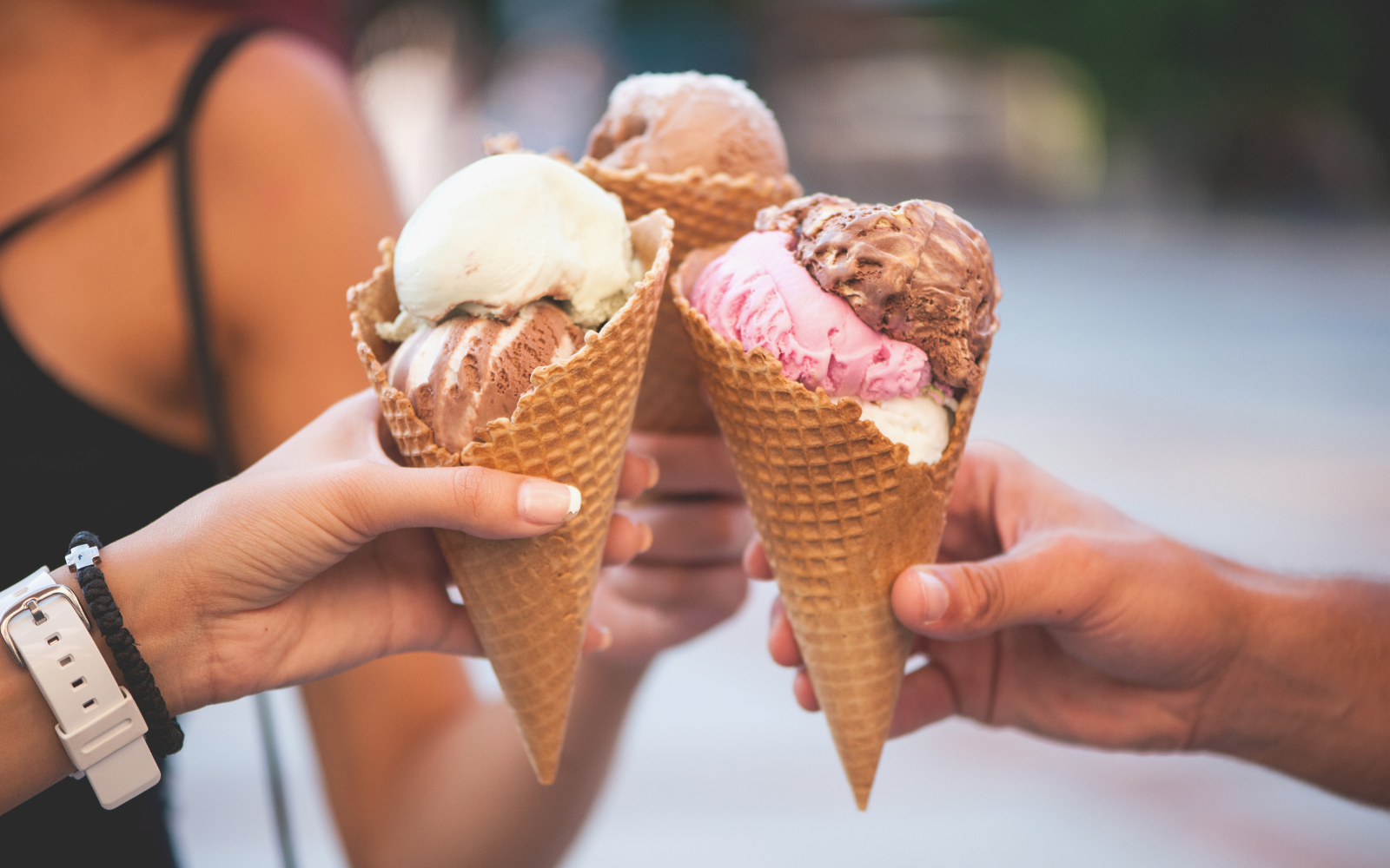  ice cream at a U.S. ice cream shop gained from digital