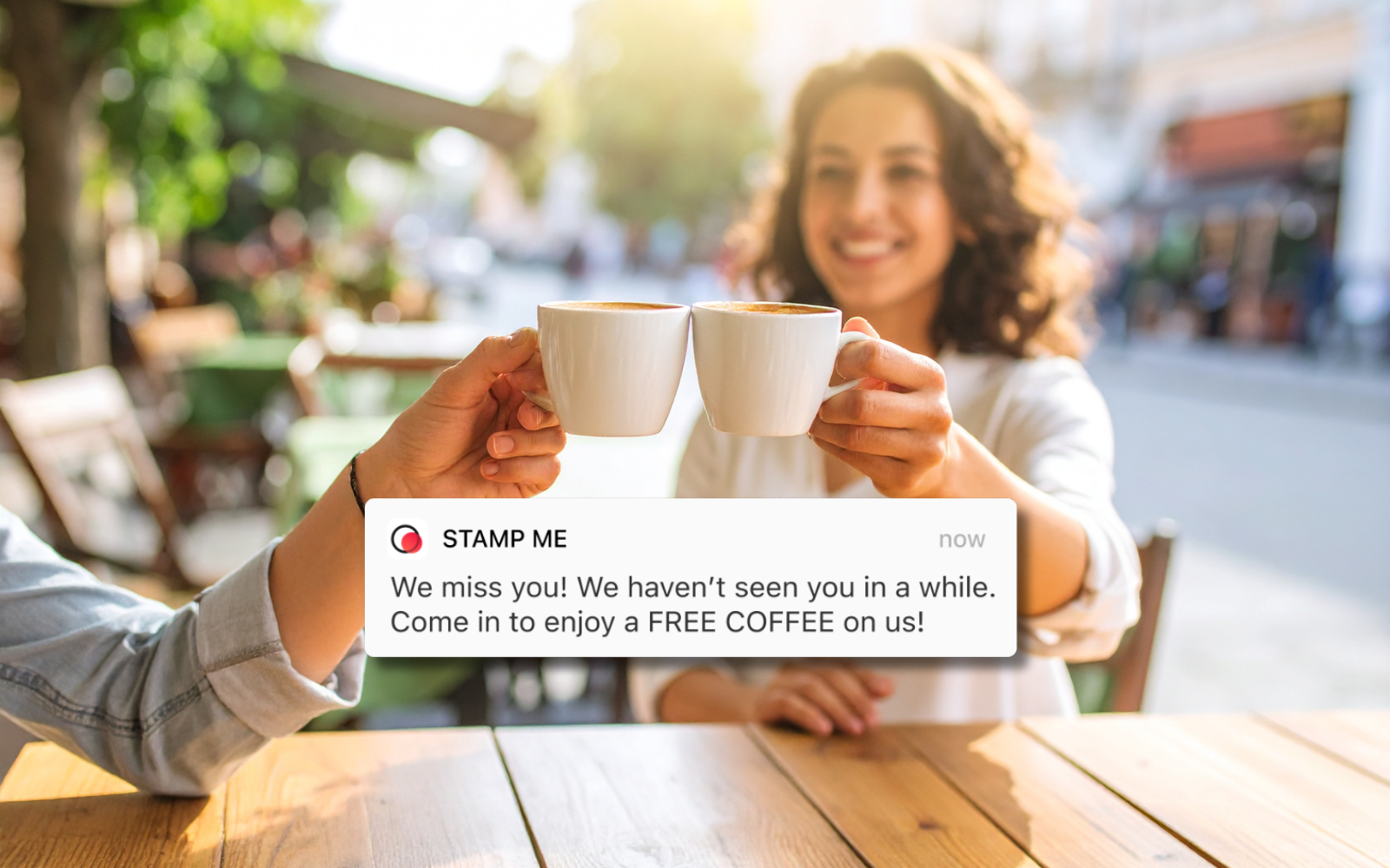 cafe using the SMS feature in their digital loyalty rewards and seasonal promotions in New Zealand.