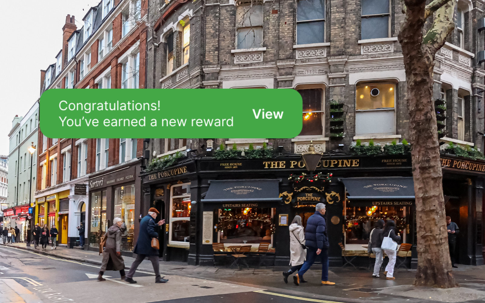 automated push notifications for restaurant loyalty campaigns