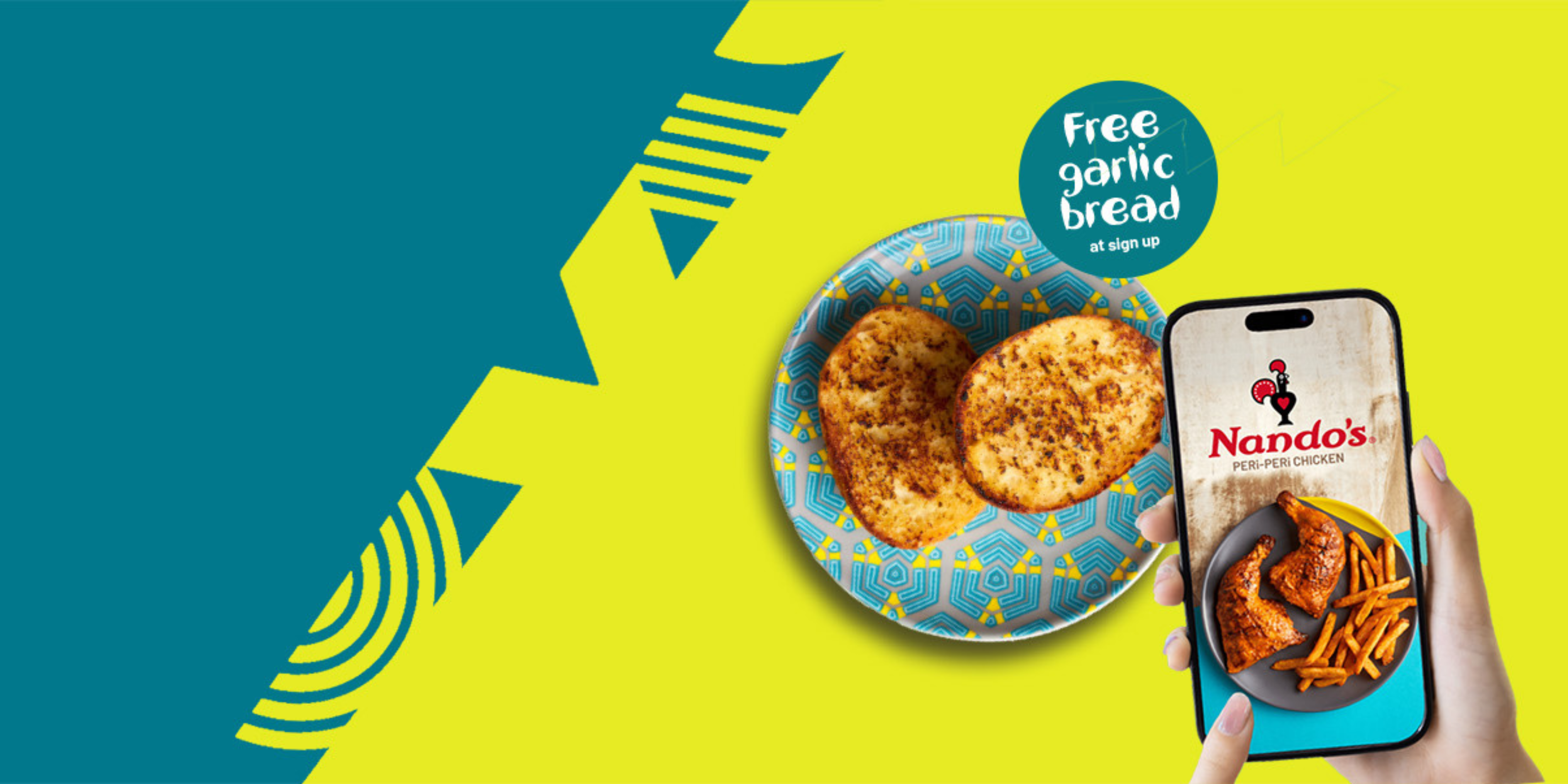 Nando's program also offers a reward for joining, providing an immediate benefit rather than asking customers to wait until they've accumulated multiple visits before receiving value.