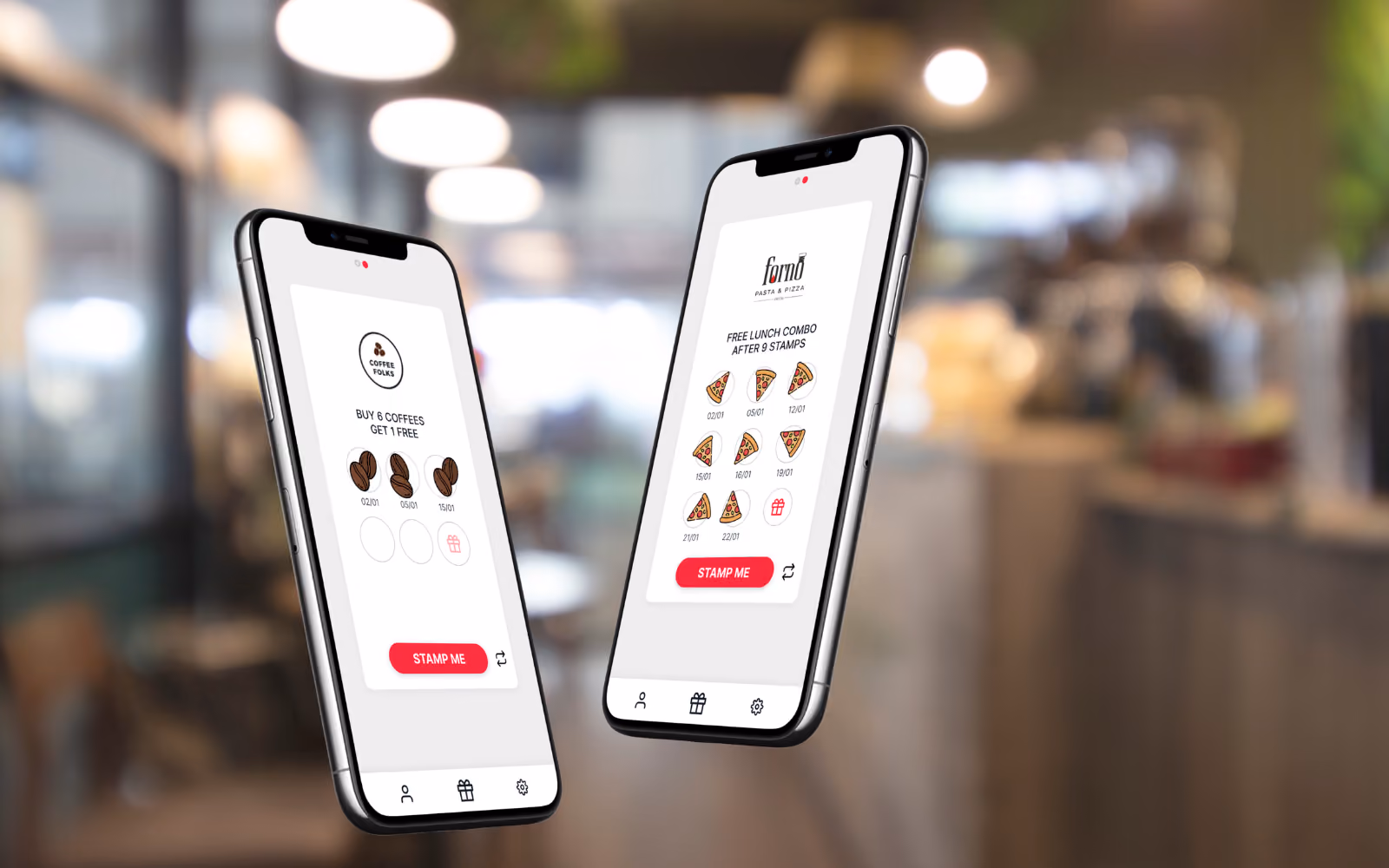 Examples of loyalty programs for small businesses in Ireland including digital stamp cards, points rewards and VIP memberships.
