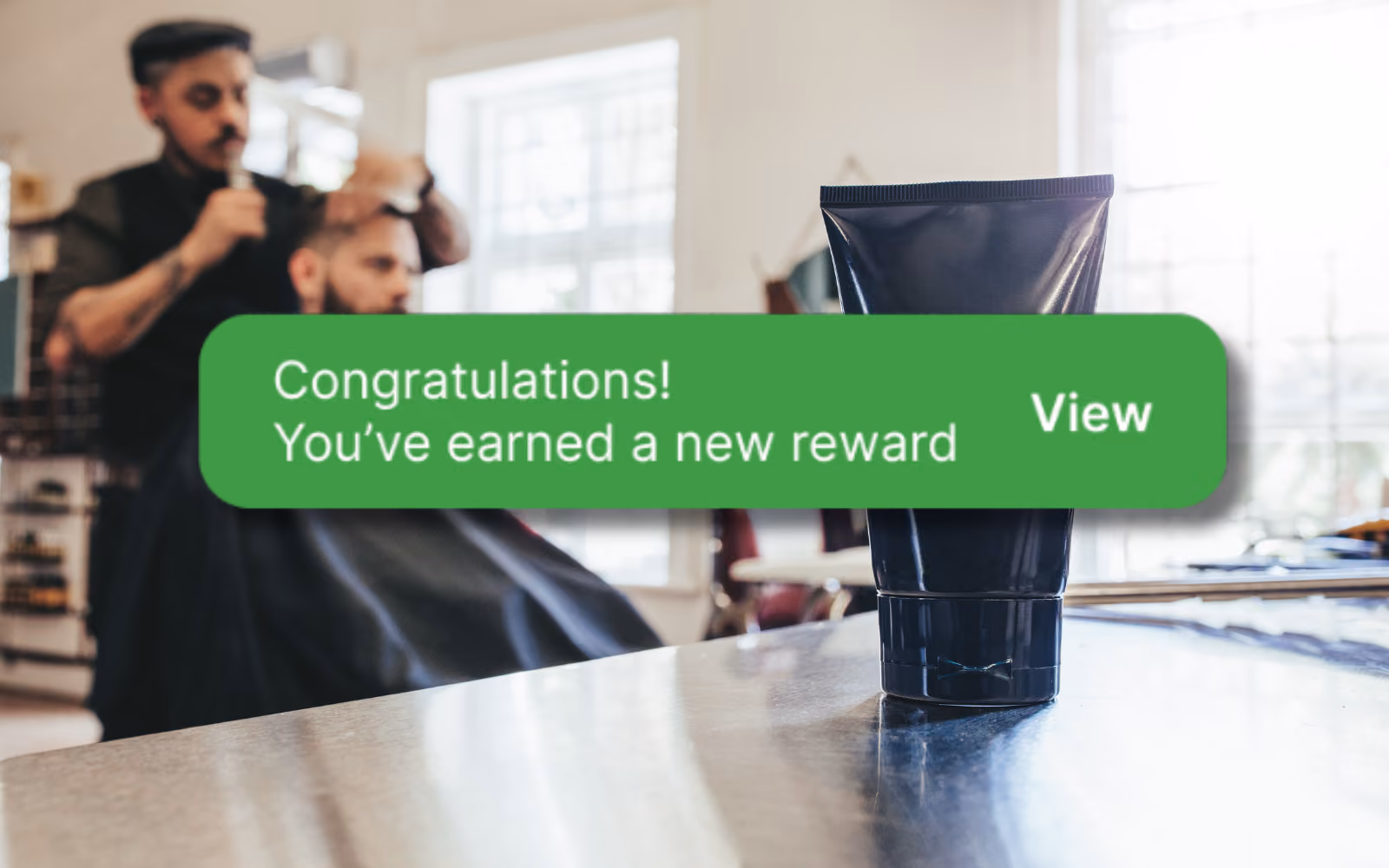 IMAGE: Hair salon loyalty program ROI calculator showing projected additional revenue and reward costs based on client visit frequency and average appointment value