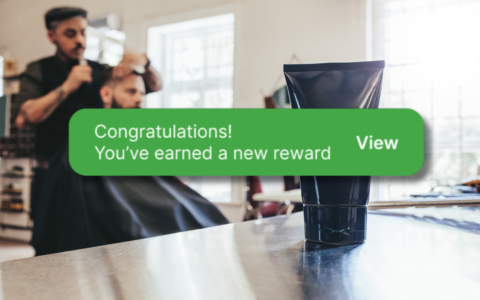 IMAGE: Hair salon loyalty program ROI calculator showing projected additional revenue and reward costs based on client visit frequency and average appointment value