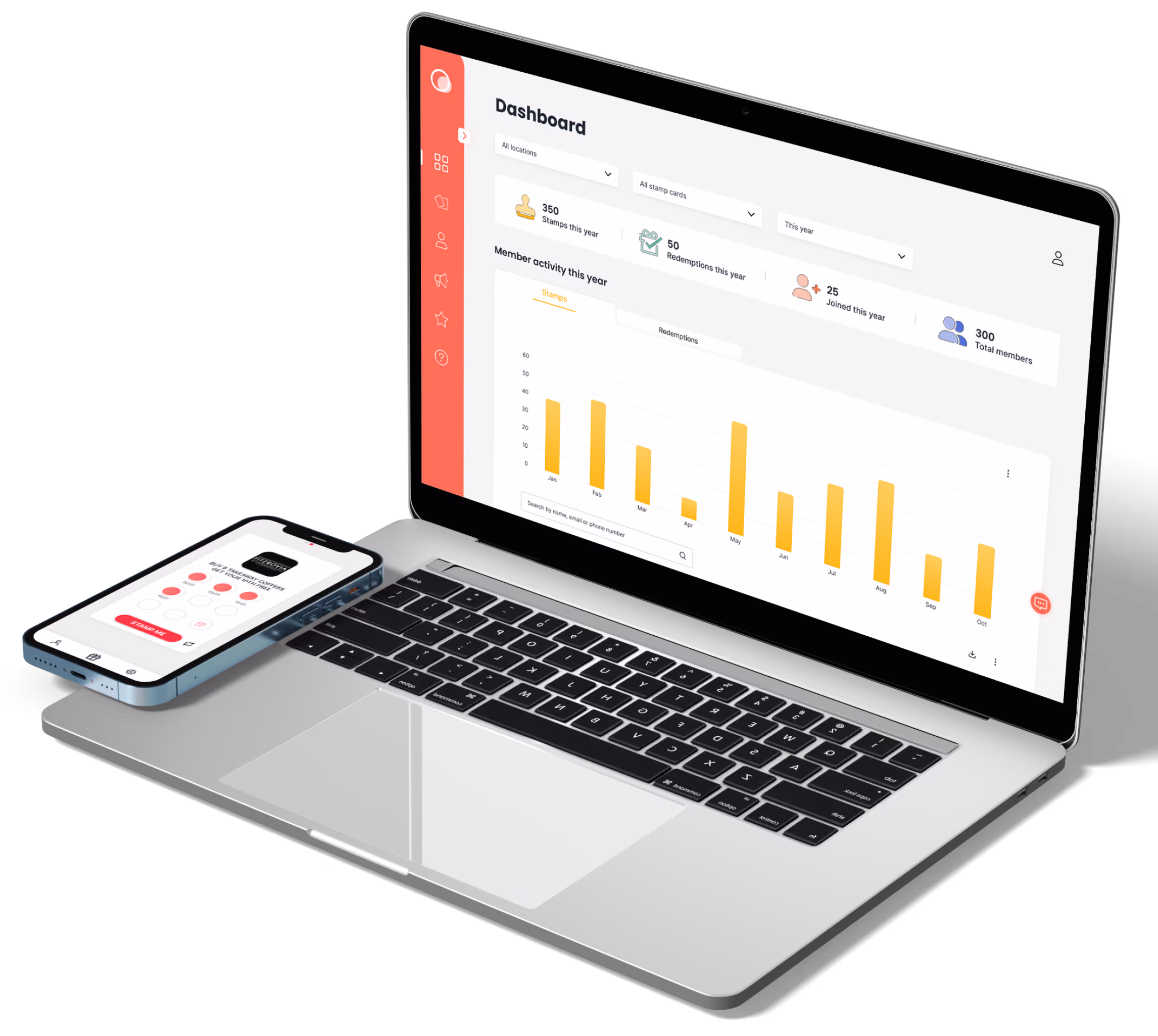 Stamp Me digital loyalty platform and app
