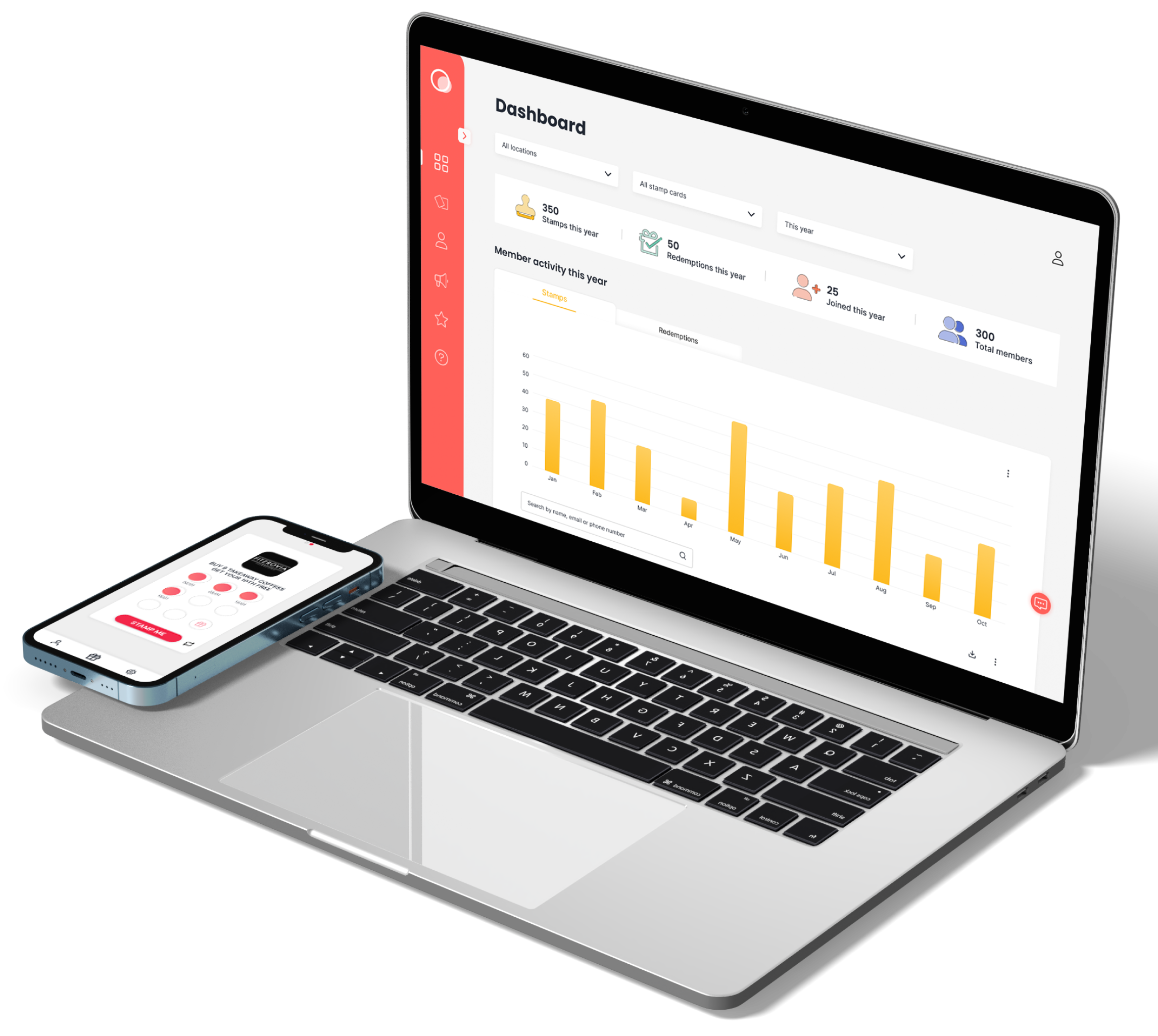 Stamp Me digital loyalty platform and app