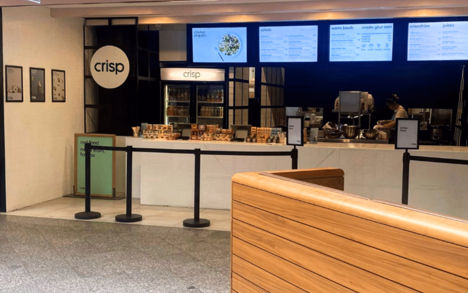 Crisp Creative Salad location running its long-standing stamp-based loyalty program
