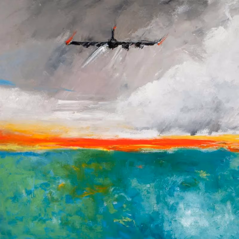 Final Approach, diptych