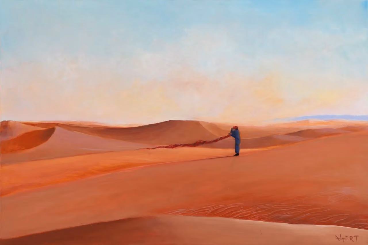 Morning in the Sahara