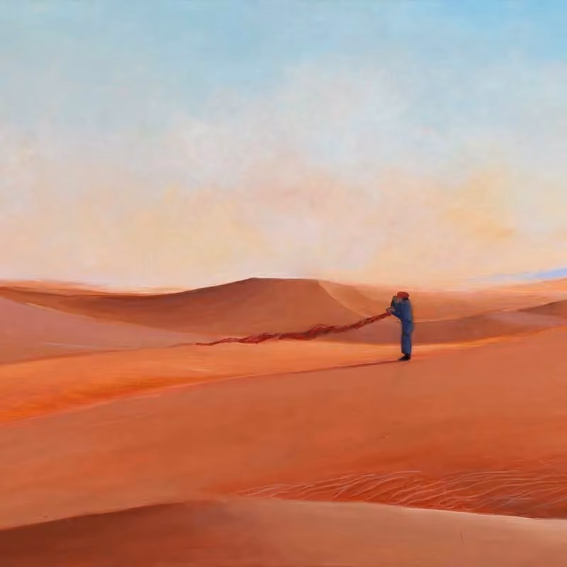 Morning in the Sahara