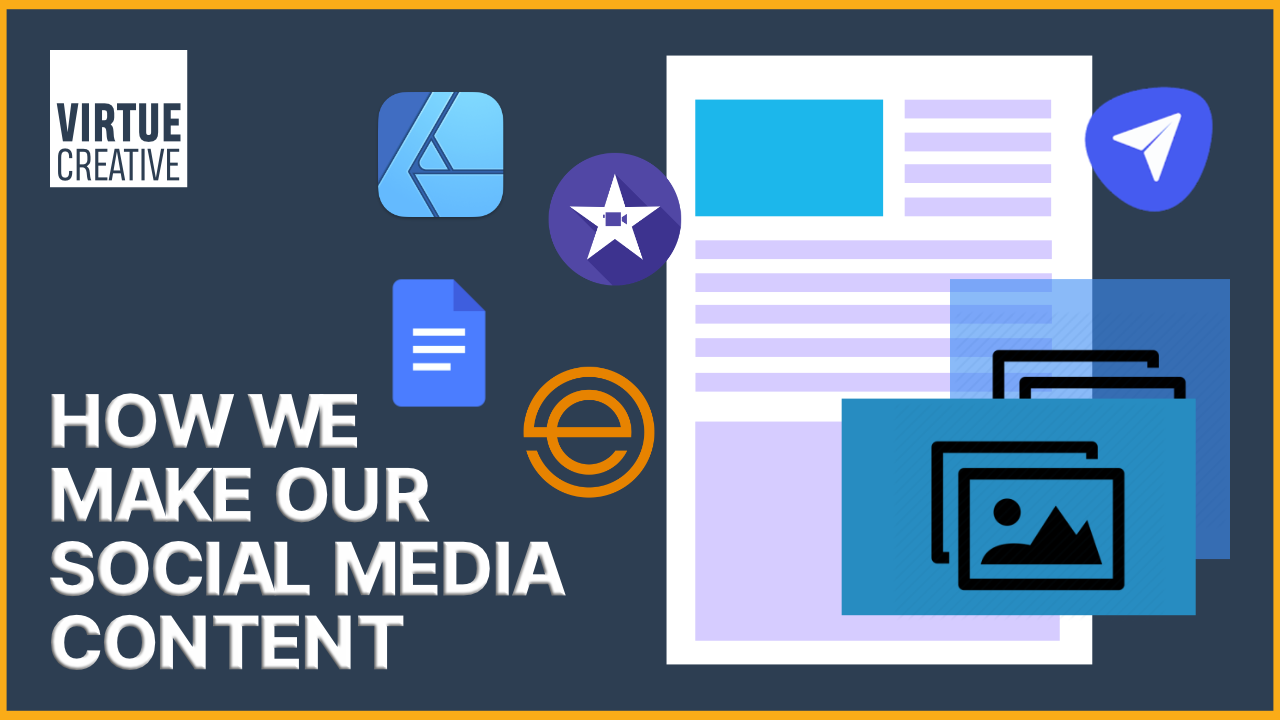 How we make our social media content cover graphics