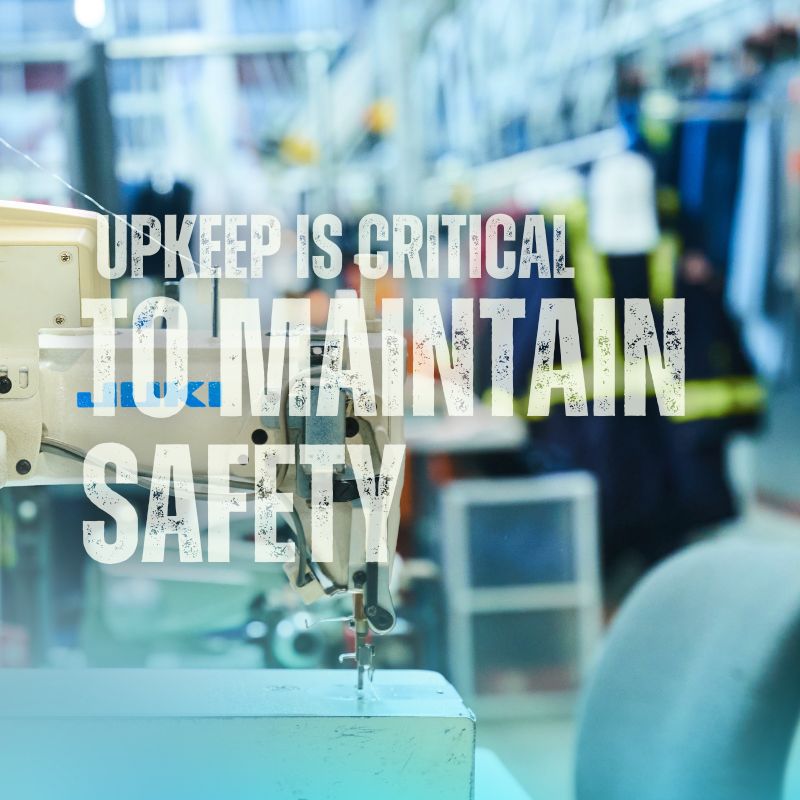 picture of sewing machine in the quintex plant