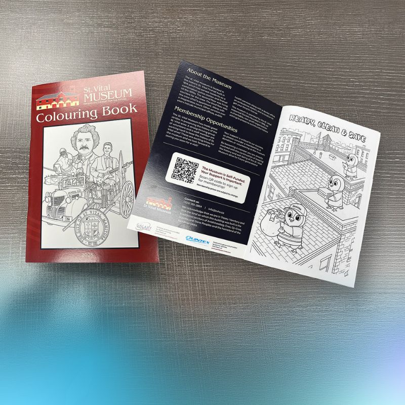 St Vital colouring book