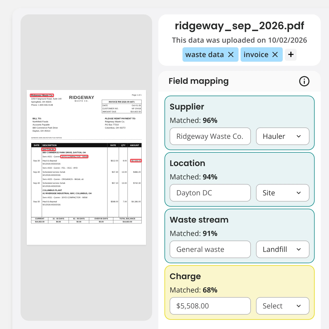 Scrapp: share your hauler invoices, purchase records and site list