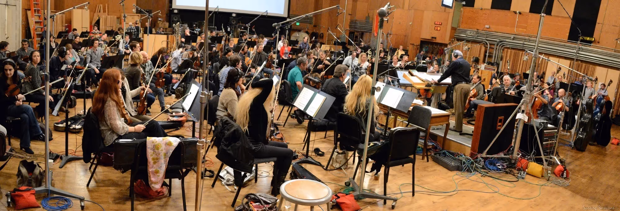 At the Newman Stage at 20th Century Fox Studios, Hollywood