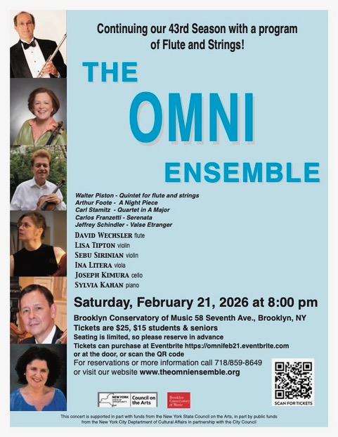 OMNI brings back Valse Etranger (again): the 1994 commission returns for round three!