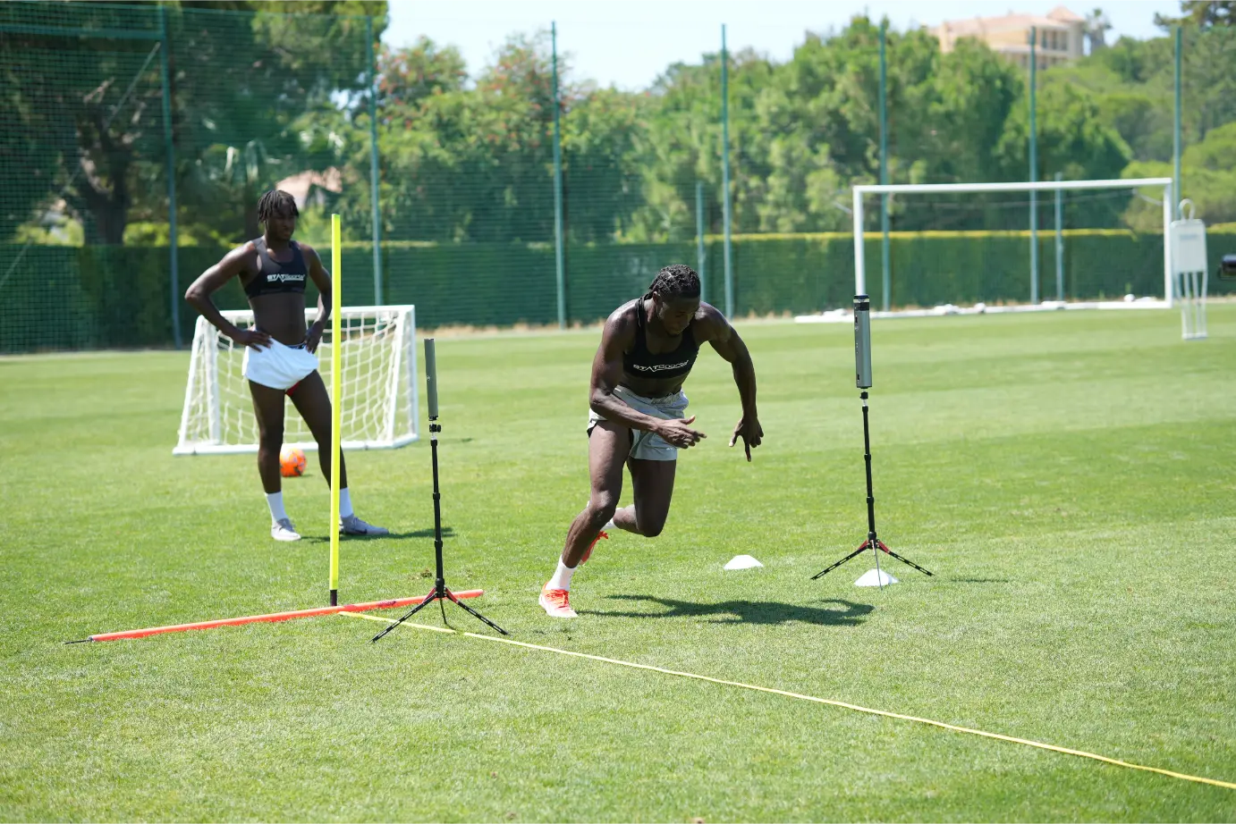 man running on the field