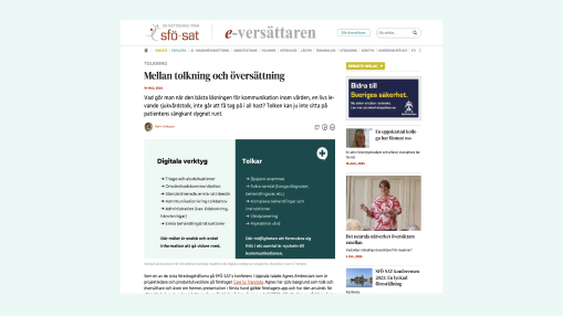 Mellan tolkning och översättning
