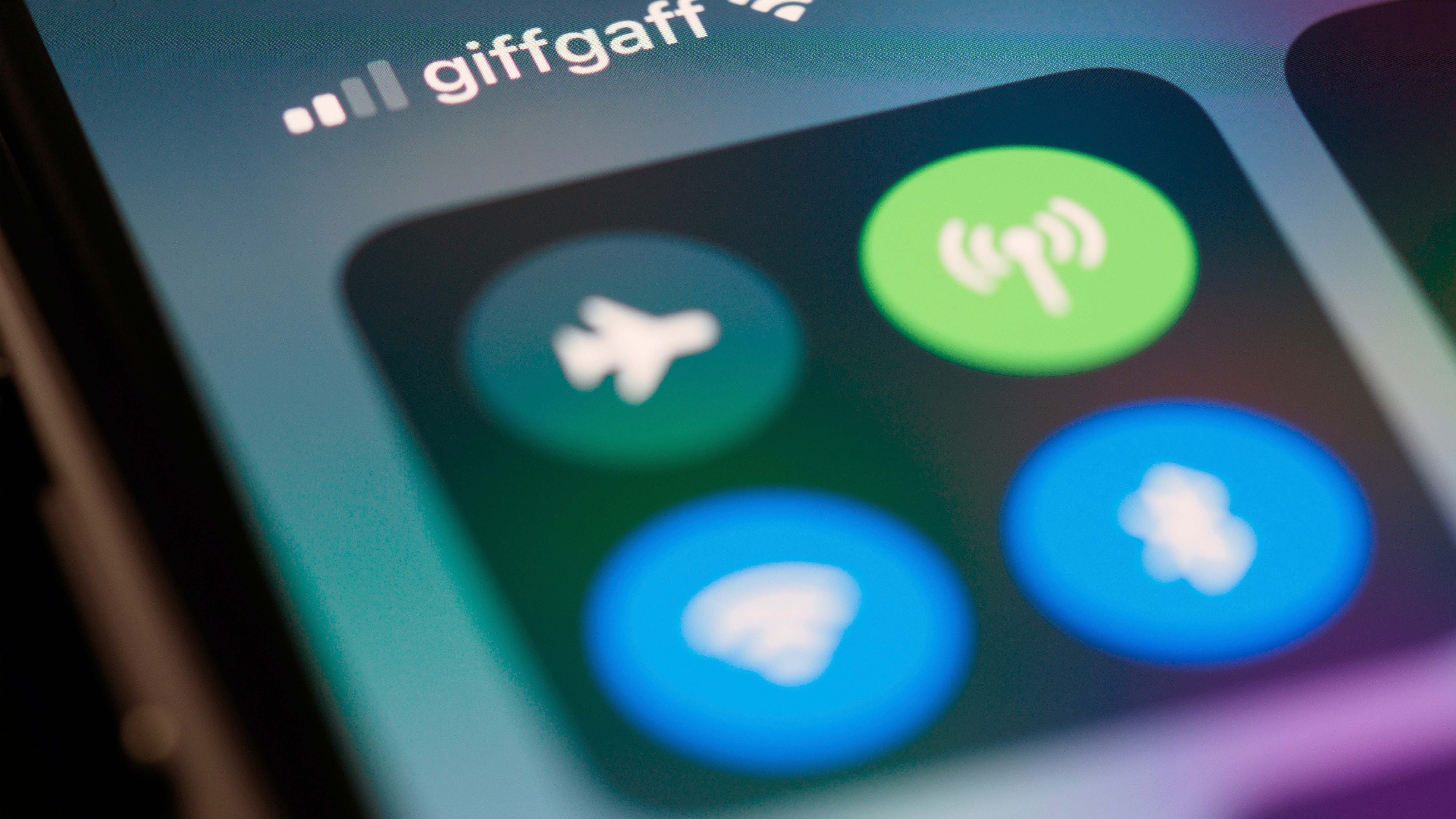 The wifi symbol on a smartphone