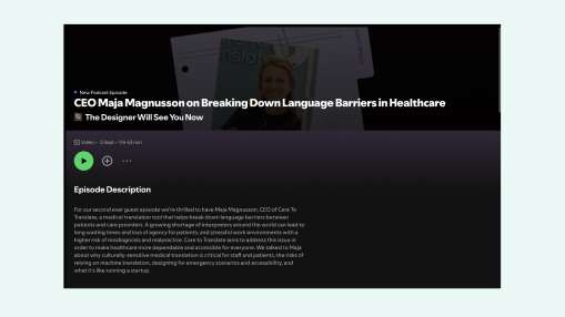CEO Maja Magnusson on Breaking Down Language Barriers in Healthcare