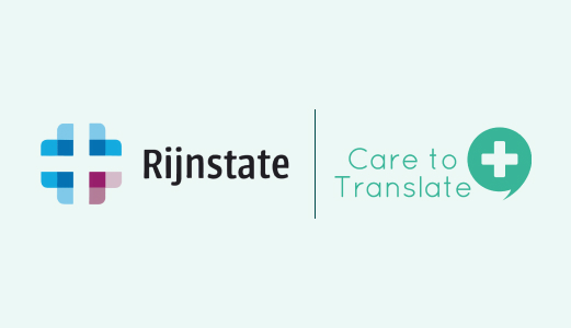 Rijnstate improves communication for non-native patients with Care to Translate