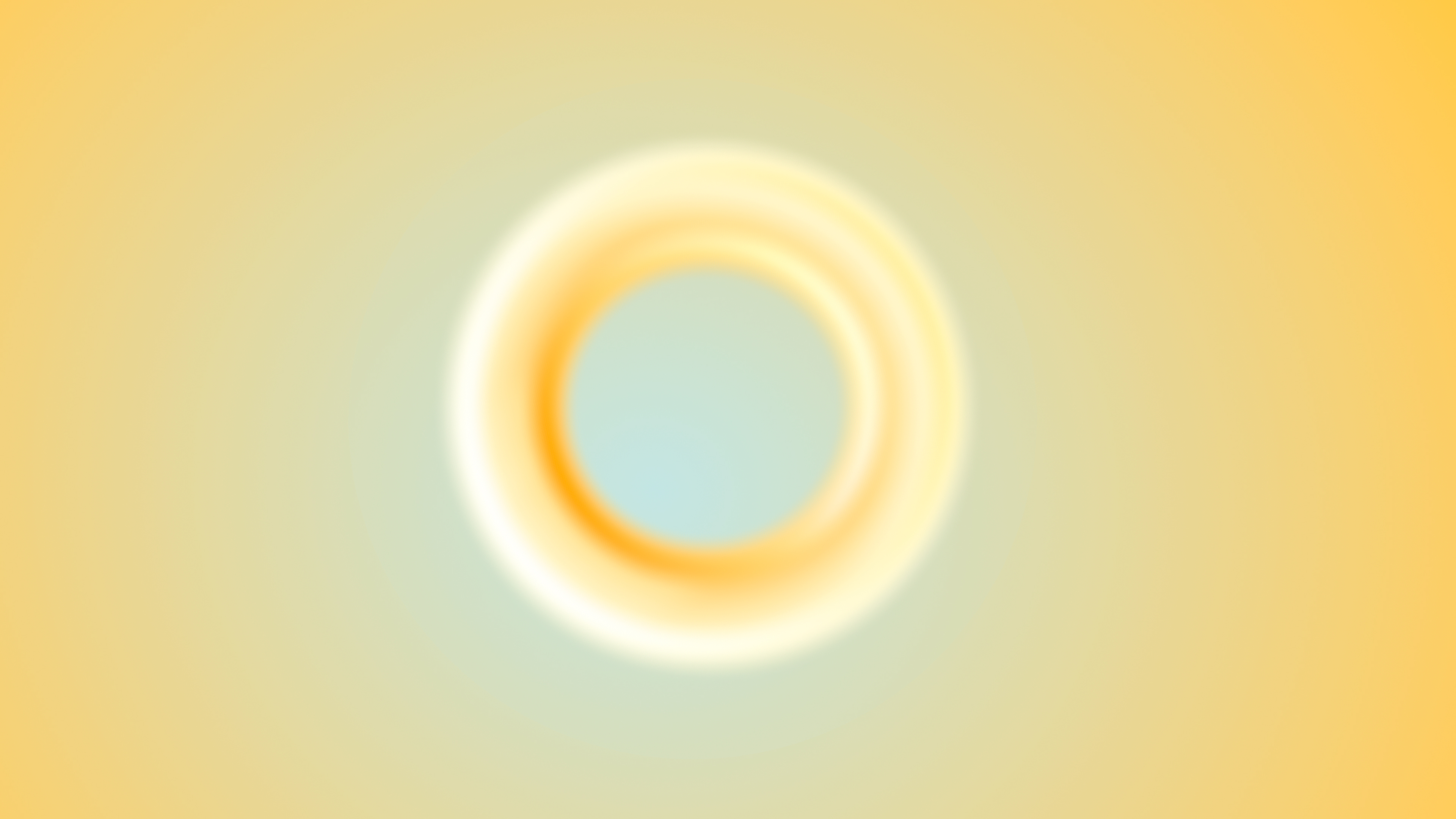 The Callyope Core orb, a warm glowing ring on a yellow gradient