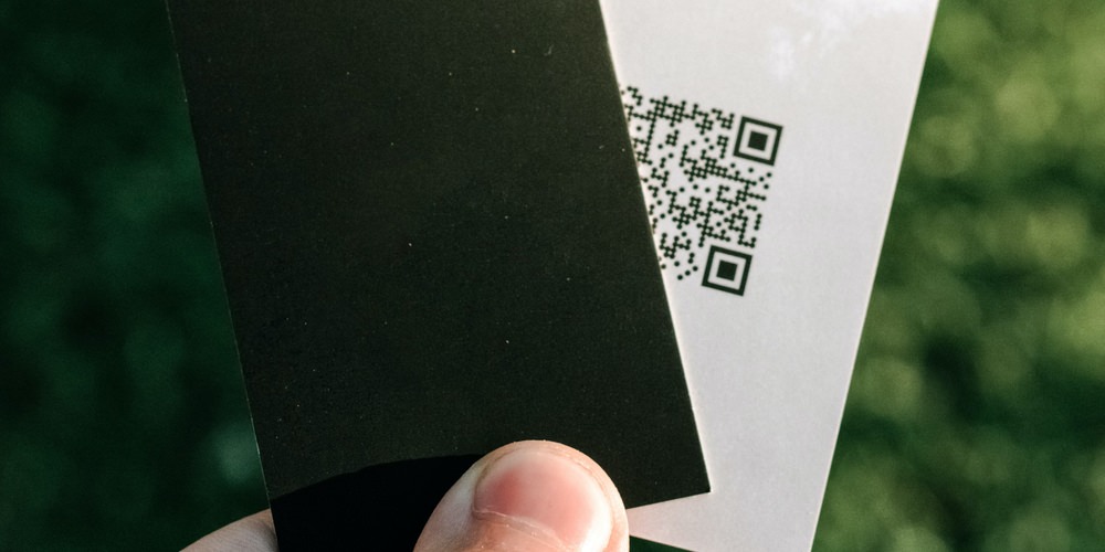 Make business cards with QR codes