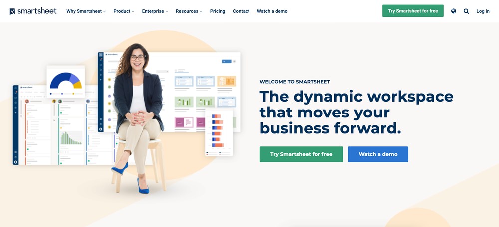 Smartsheet is a great project management software for nonprofits 