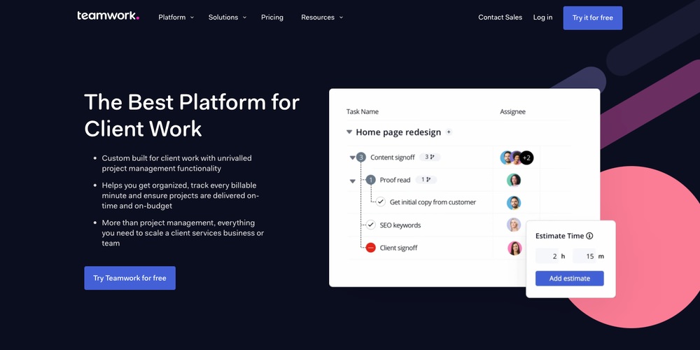 Teamwork Church Software