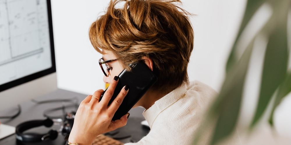 Ask for donations over the phone