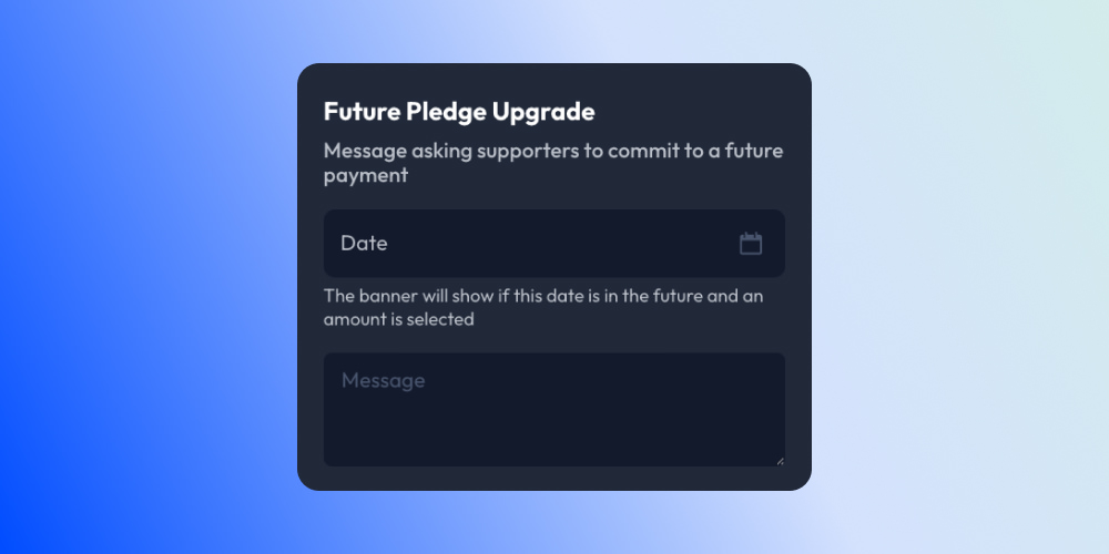 Smarter commitments for Future Pledges