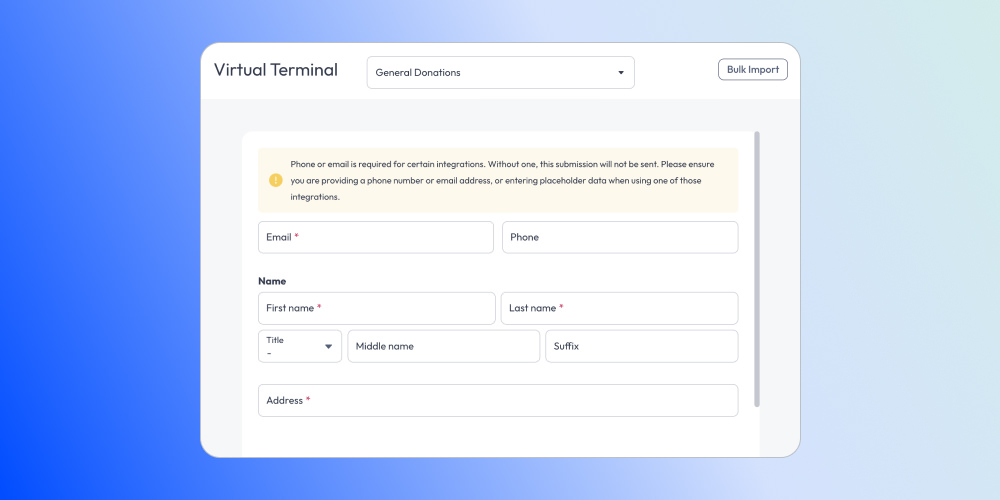 Cleaner data handling in Virtual Terminal