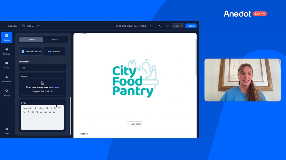 Customize your design and reinforce your brand