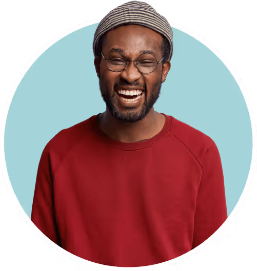 Man who works at a nonprofit