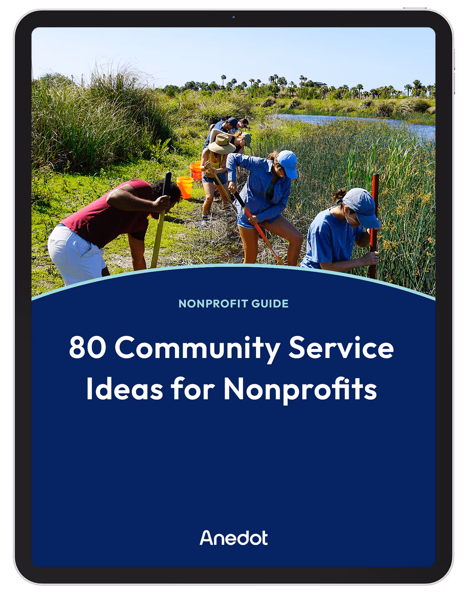 80 Community Service Ideas For Nonprofits iPad Hero Image
