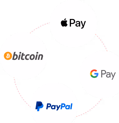 Express Payments - Apple Pay, Google Pay, PayPal, Bitcoin