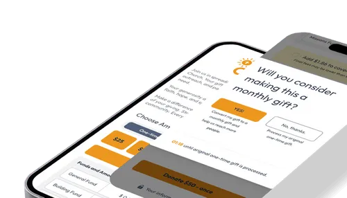 Upgrades Example For Churches and Ministries