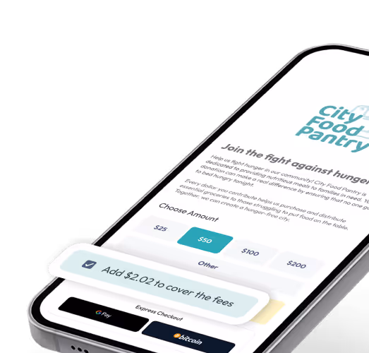 Donor Pays Fees Example For Nonprofits