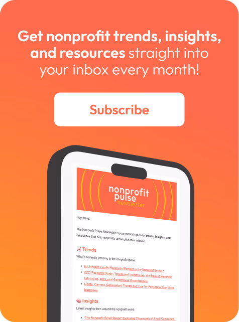 Nonprofit Pulse Email List CTA
