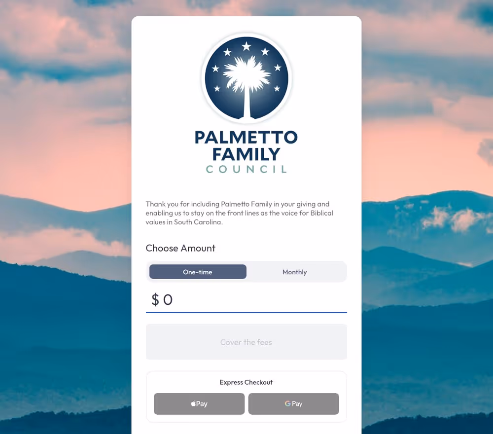 Palmetto Family Council AP Example