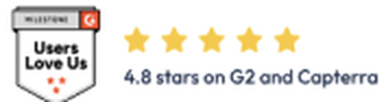 Users love us on G2 and Capterra