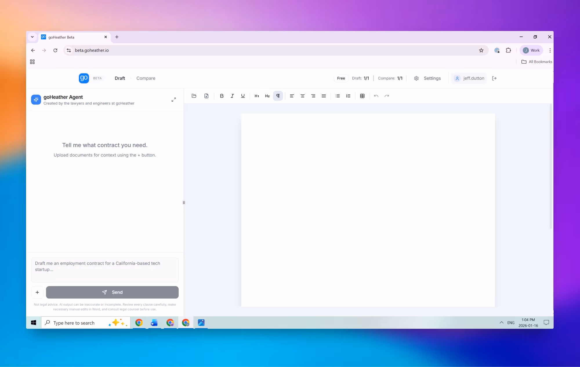 AI contract generator software 