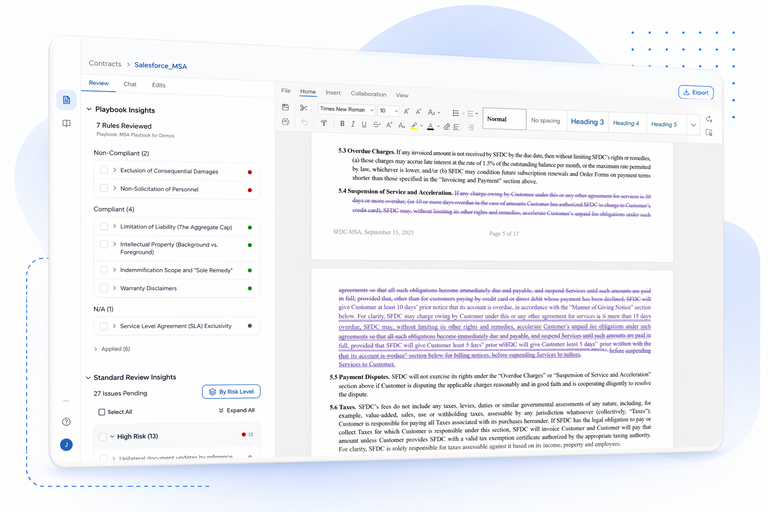 goHeather AI contract review workflows for business